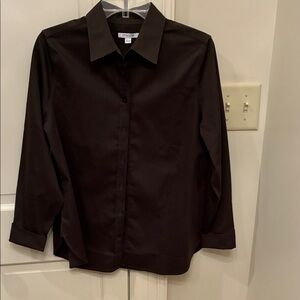 Chico’s non iron olive green shirt blouse